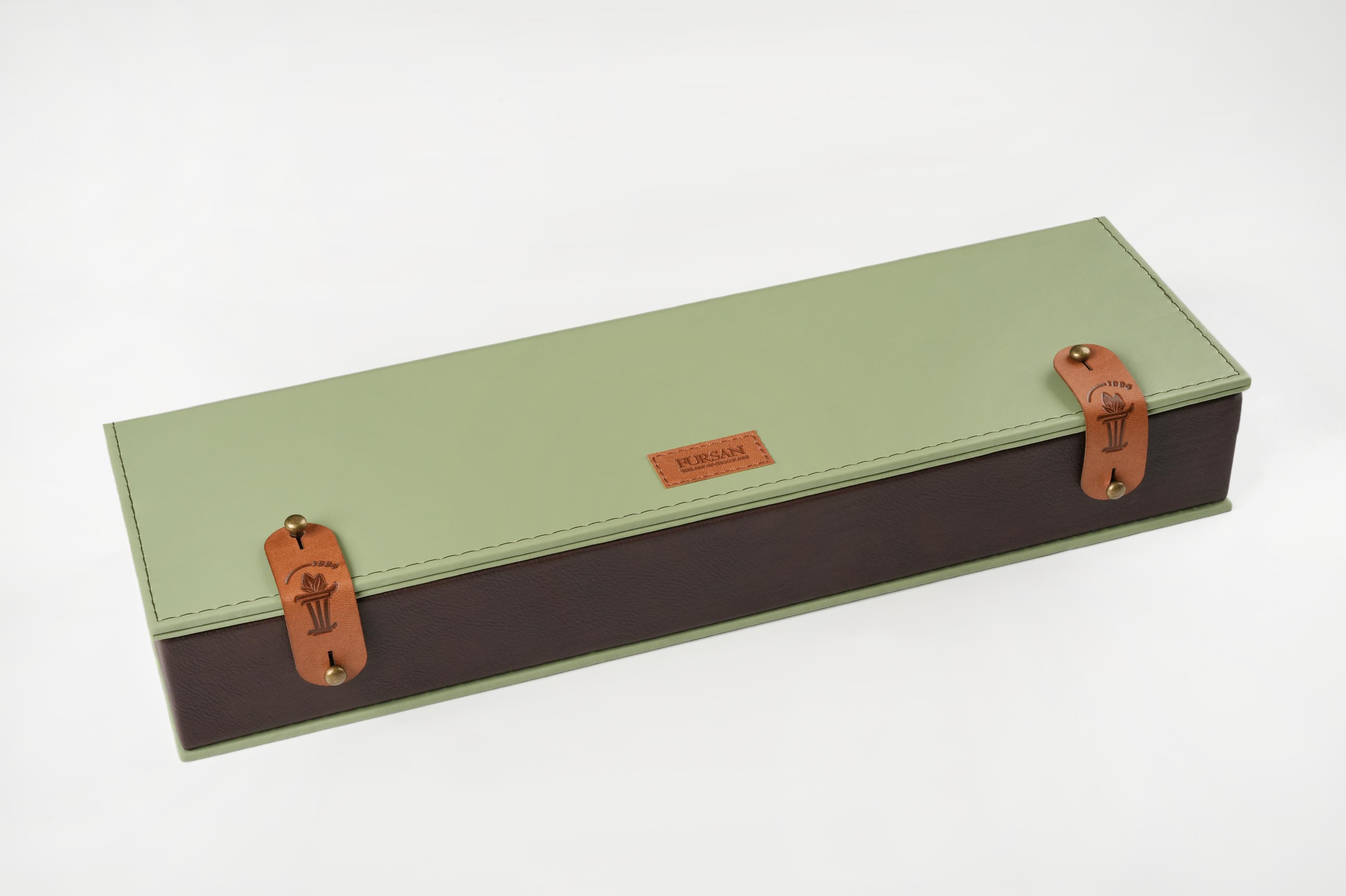 Luxury Rectangular Leather Chocolate Box